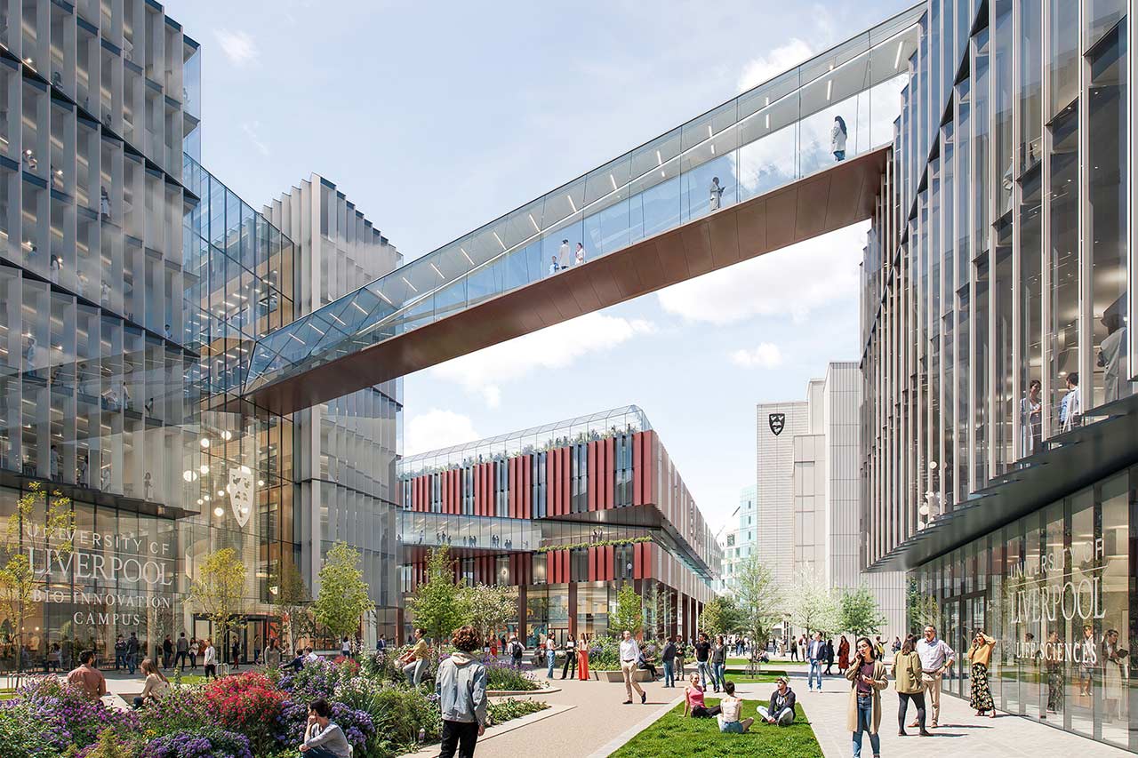 A visual of how the Bio-Innovation Campus will look
