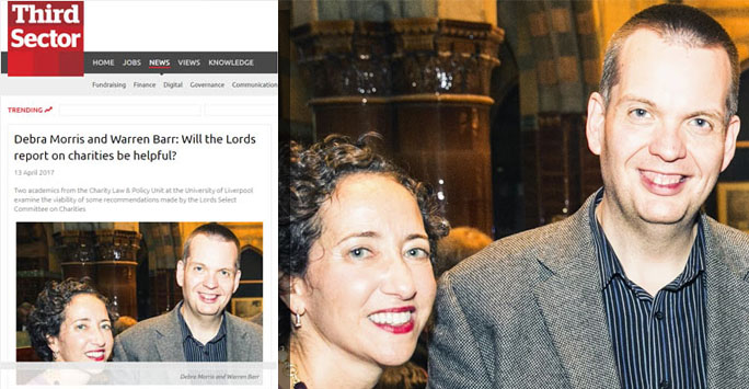 Debra Morris and Warren Barr Third Sector Report