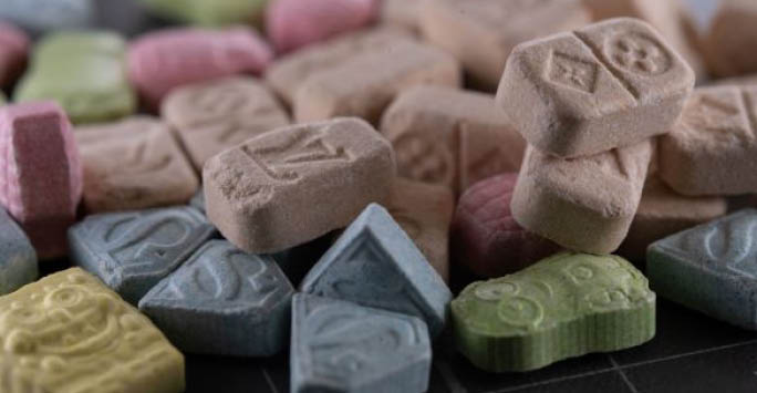 A pile of drugs.
