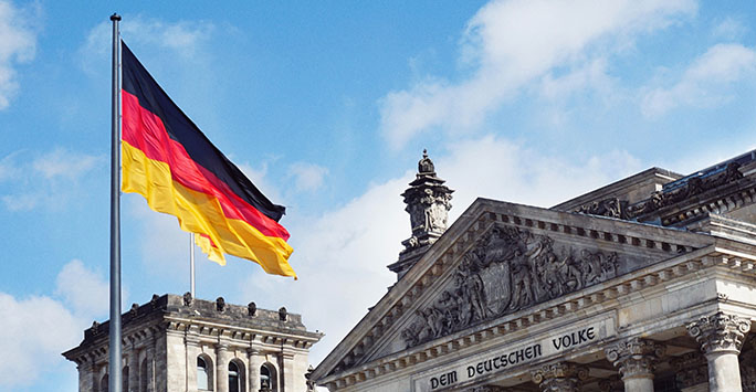 A picture of the German Flag