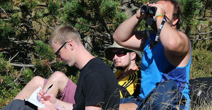 Students on field trip