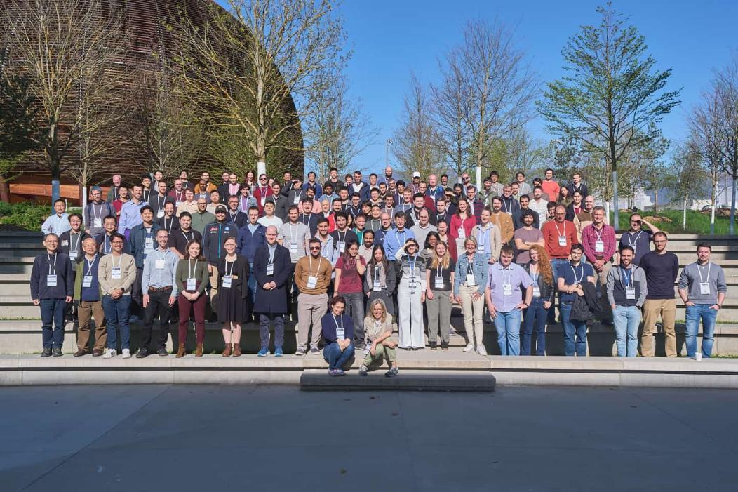 A group of people posing for a photo.