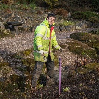 Fred, Gardener at Ness
