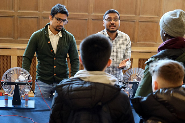 Physics demonstrations for school children.