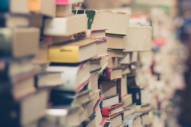 A stack of books