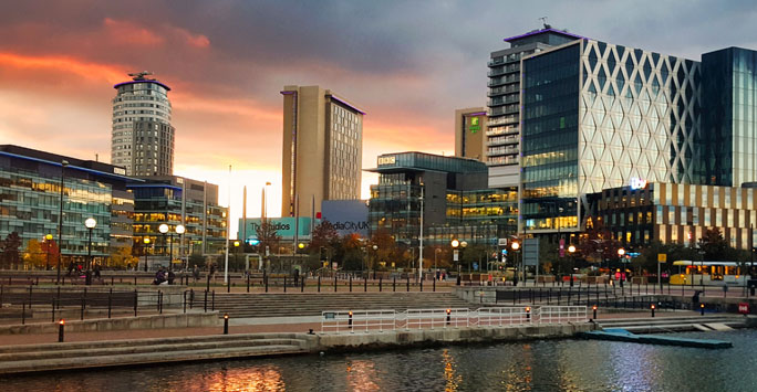 Manchester skyline