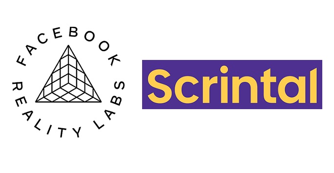 Facebook Reality Labs and Scrintal logos