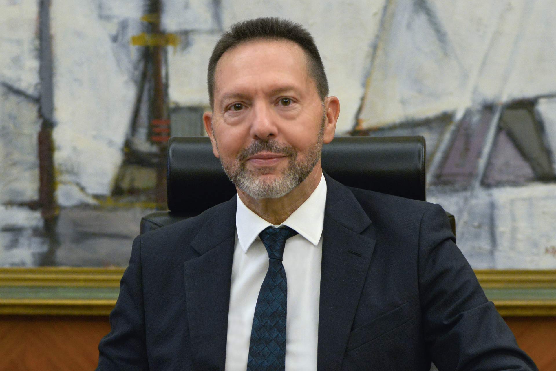 Headshot of Bank of Greece Governor, Yannis Stournaras