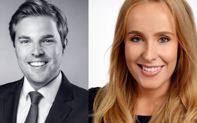 Marius Bräunig and Chloe Carter, Alumni guest speakers