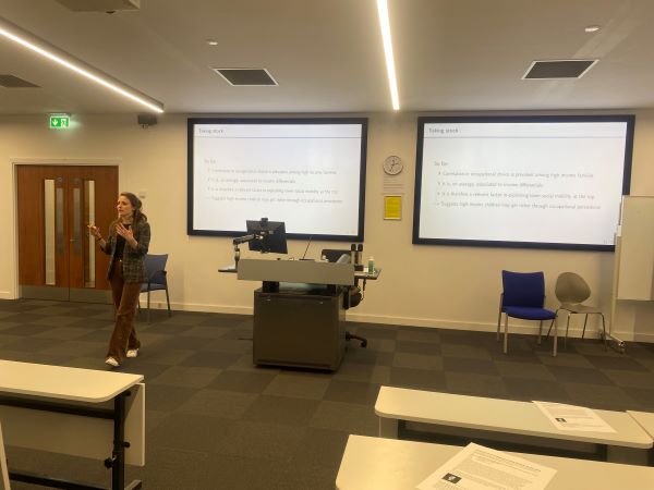Picture of Maria presenting