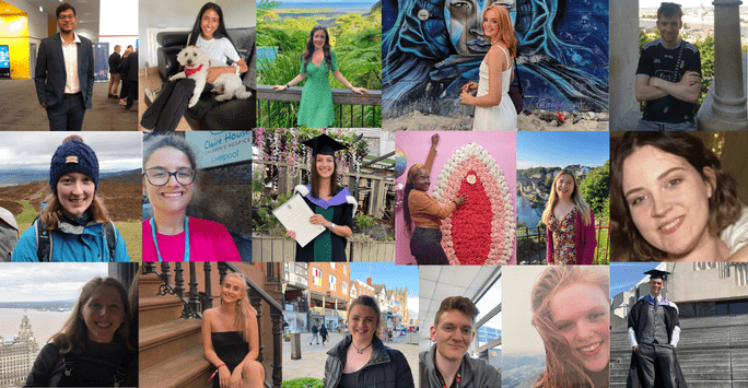 collage of school prize winners