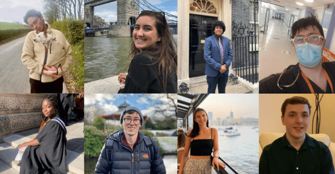 collage of student photos