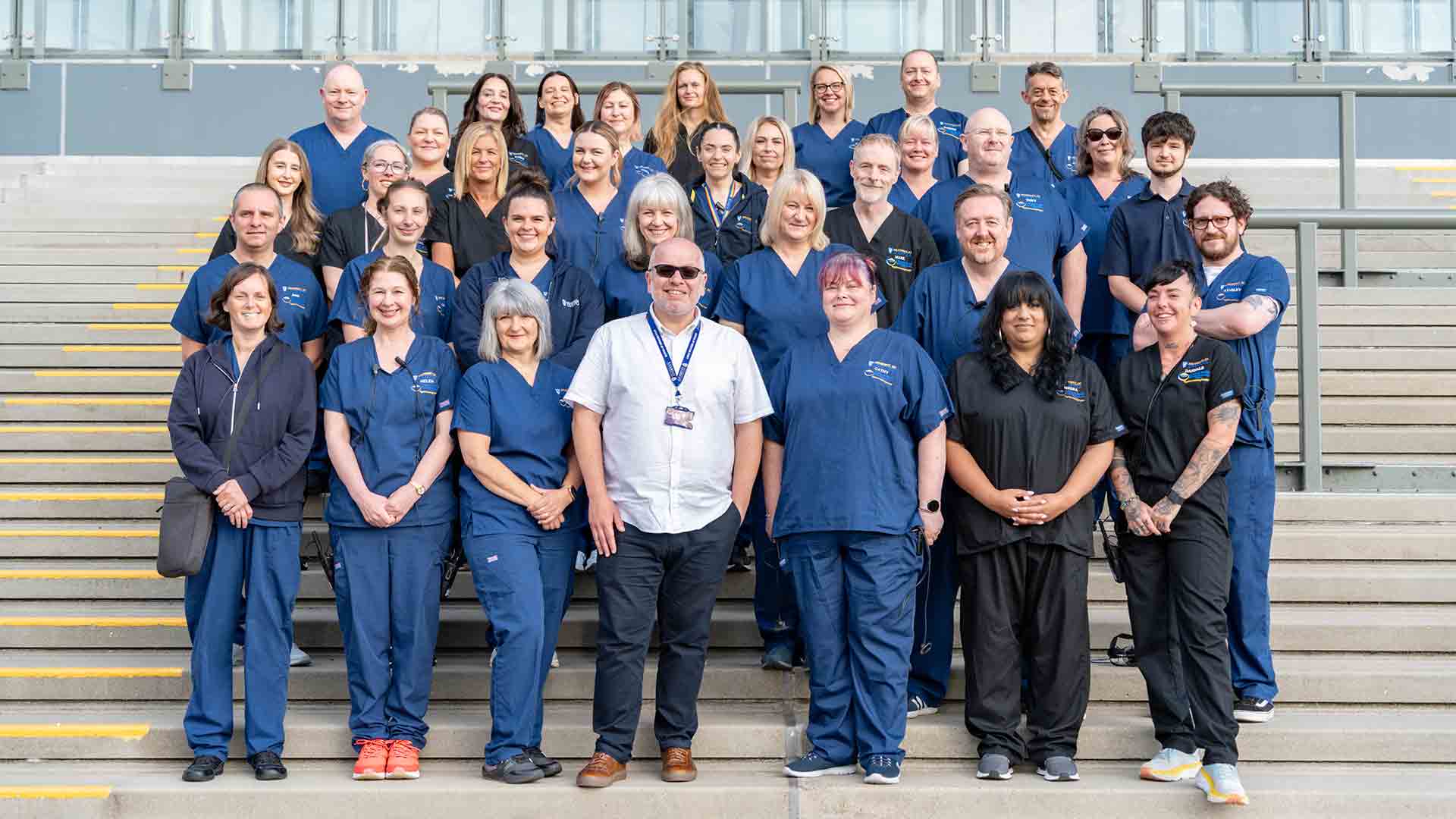 Liverpool School of Medicine Clinical Skills team at Aintree racecourse