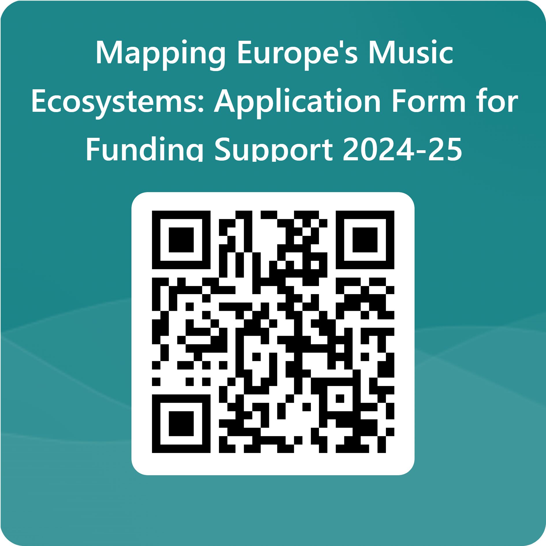 QR code - Mapping Europe's Music Ecosystems