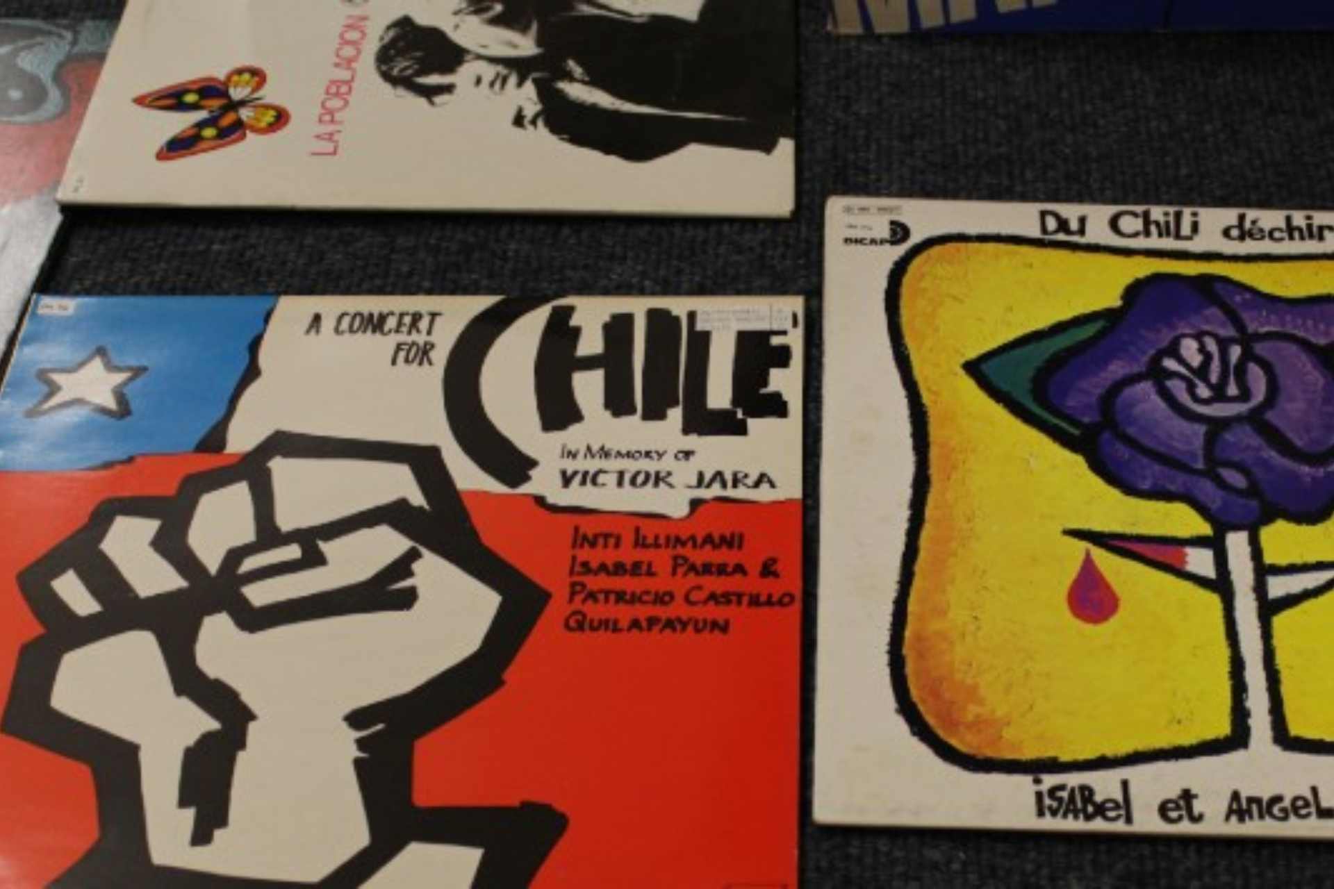Photo of Chilean vinyl records