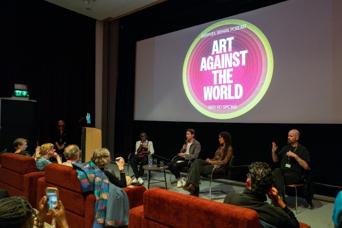 Vid chairing an art against the world event