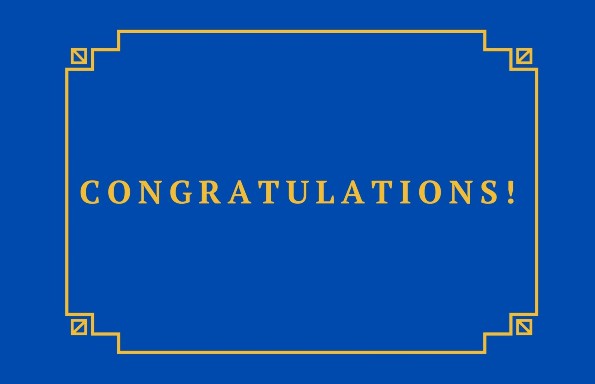 Congratulations!