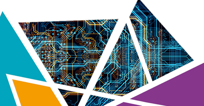 Circuit board abstract image