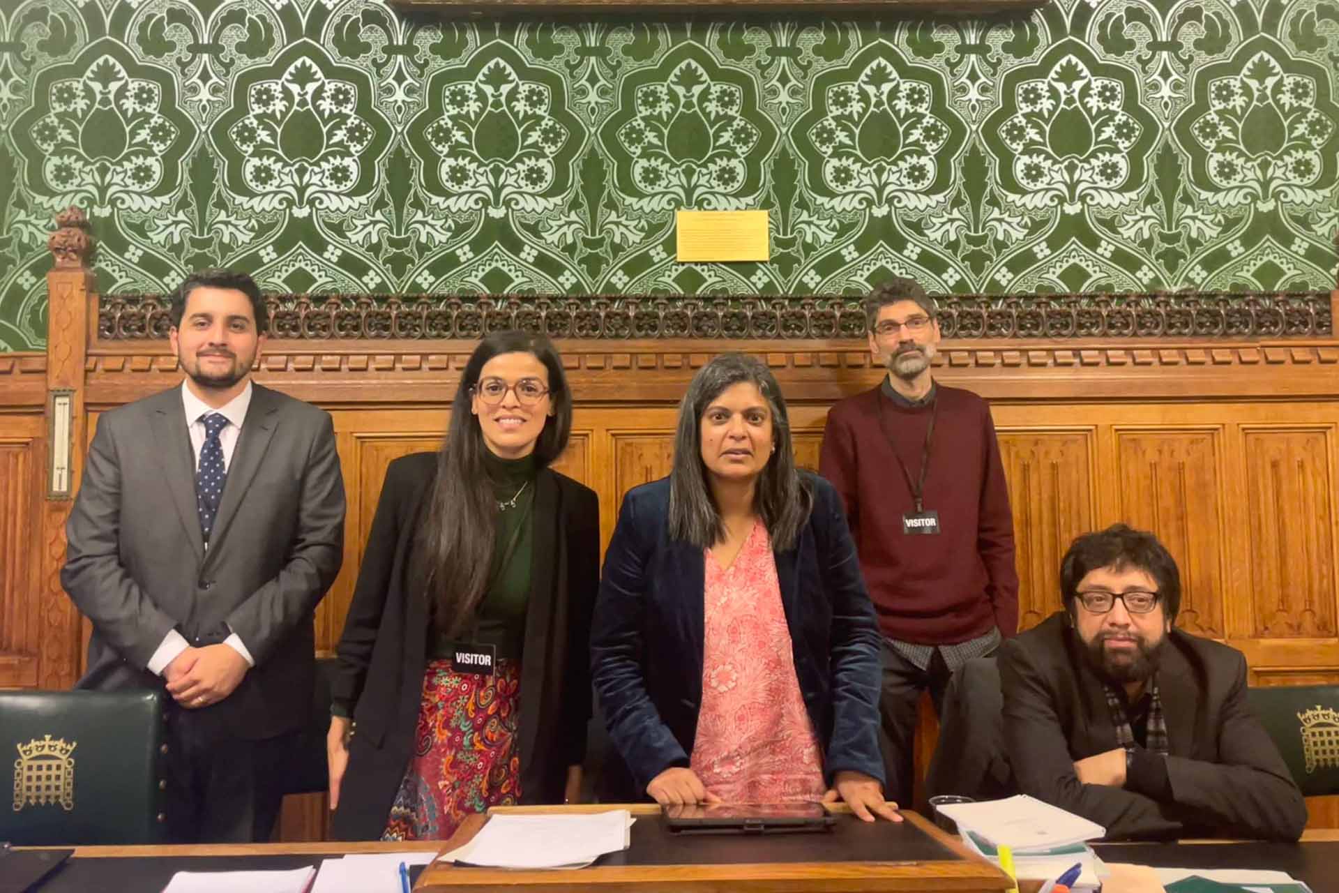 Dr Najib at the House of Commons with other prominent voices on Islamophobia