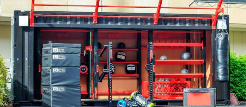 Outdoor container gym