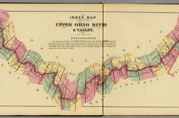 19th Century Ohio Map