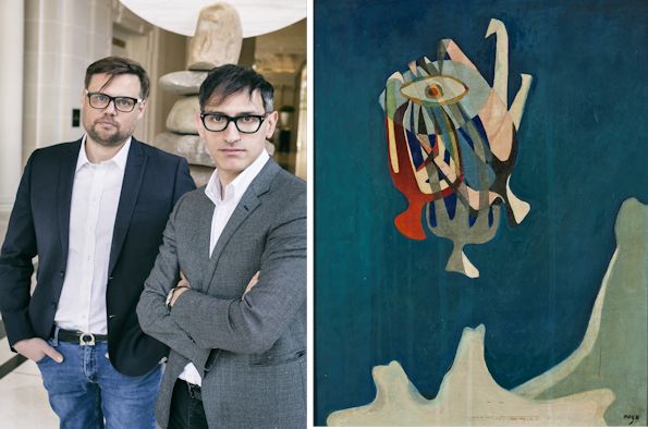 evening with internationally-recognized independent curators Sam Bardaouil and Till Fellrath 