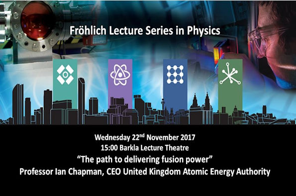 Fröhlich Lecture - Professor Ian Chapman - 22 November 2017