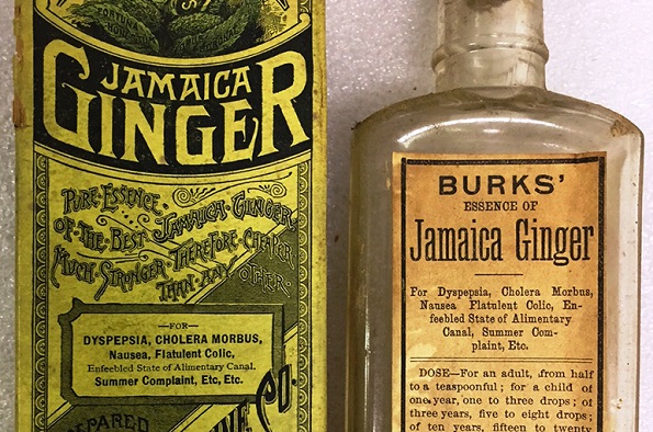 A bottle of Jamaica Ginger