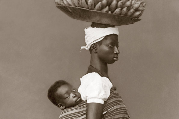 A slave with her child 1884 Salvador