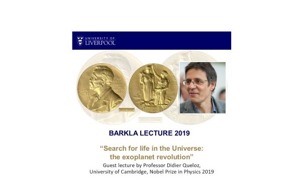 Didier Queloz Barkla Lecture 2019