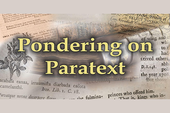 Pondering on Paratext