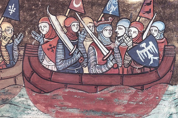medieval image of the crusades