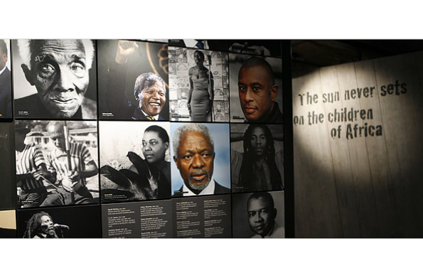 Black Achievers display in the International Slavery Museum