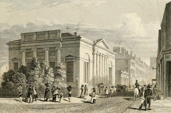 Liverpool Lyceum, Bold Street, constructed in 1802 to house England's first subscription library (founded in 1758). 