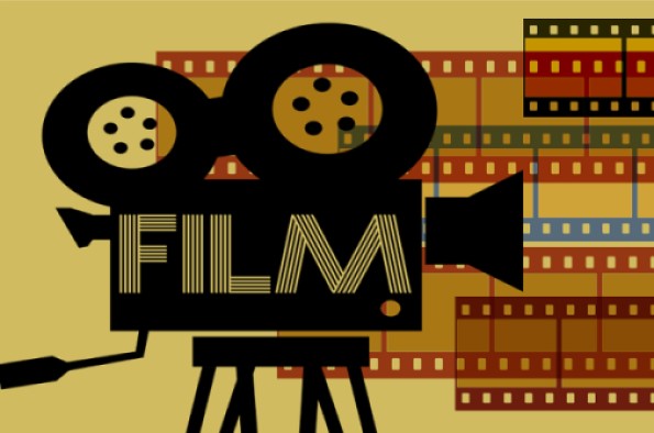 Cartoon image of film camera