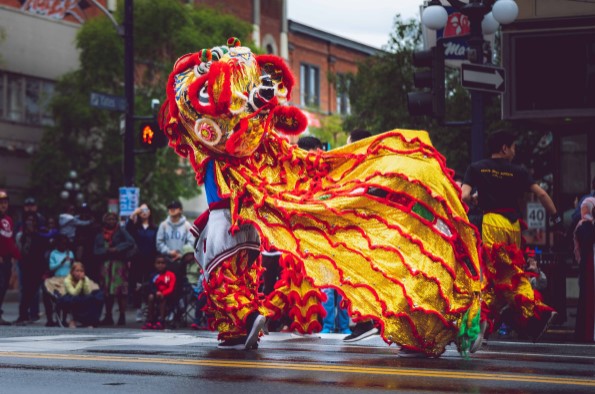 Chinese Dragon in parade