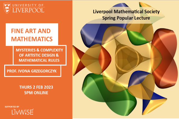 Fine Art and Mathematics Thurs 2 Feb 2023