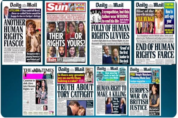 Tabloid covers