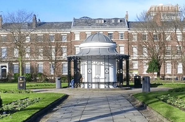 A photograph of Abercromby Square 