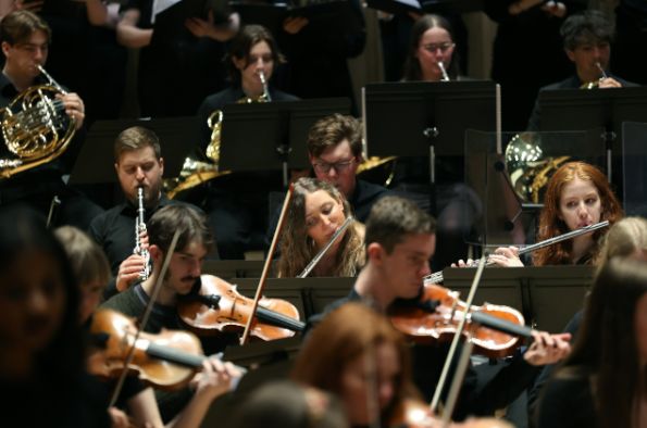 Image of the Orchestra performing 