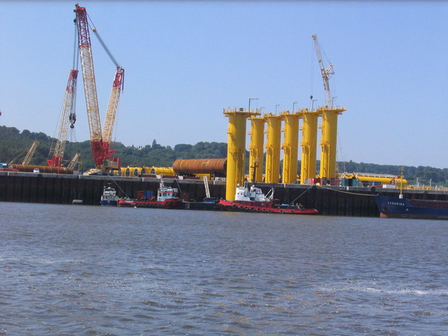 Shipping at Mostyn Docks