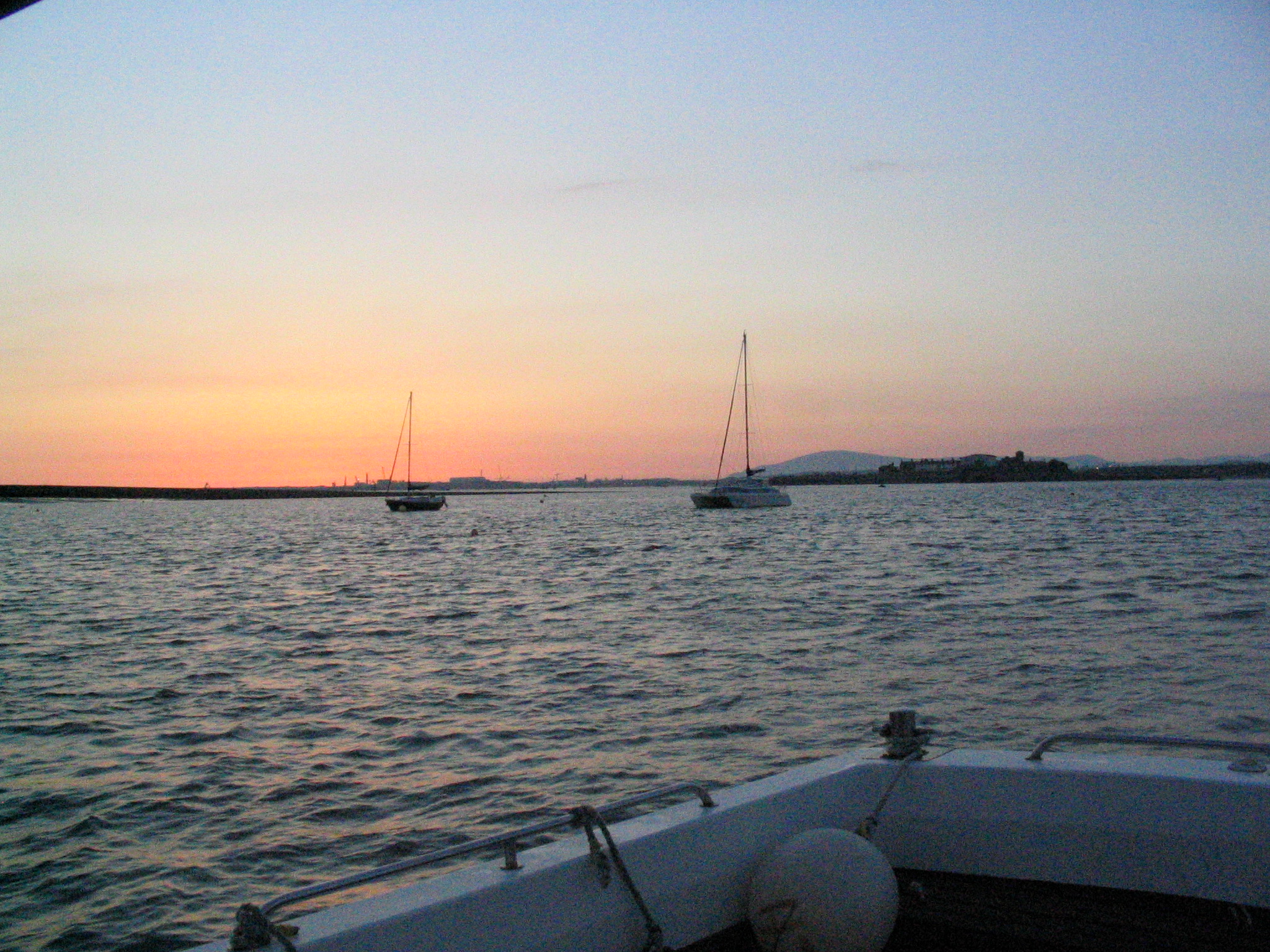 Piel Island moorings looking towards Barrow