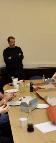 Eating pizza (CHEM326) in November 2010